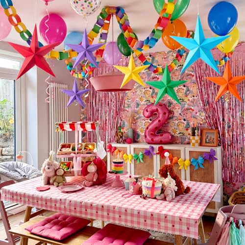 Serpentins en crêpe colorés pour décorer un anniversaire ou un anniversaire - 3