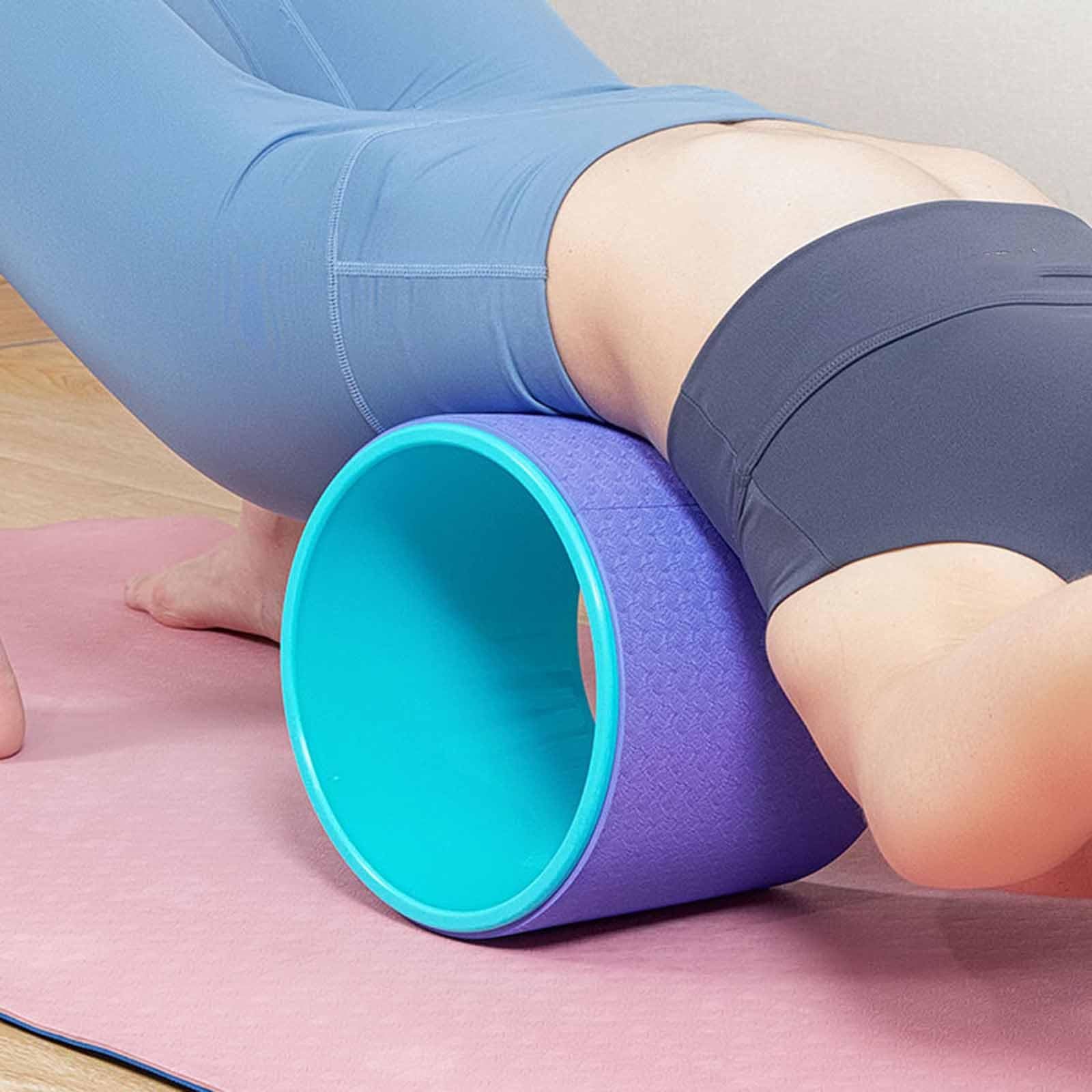 cerchio aereo Ruota yoga antiscivolo per rilassare i muscoli e perdere peso, Portatile Ruota per cinguettii per alleviare il mal di schiena, Leggera Per interni Ruota per massaggi per la palestra dell