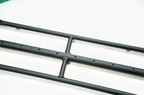 Miniatura 2 de Chimenea rectangular de gas y chimenea de gas, quemador H con 3 tubos (18 pulgadas)