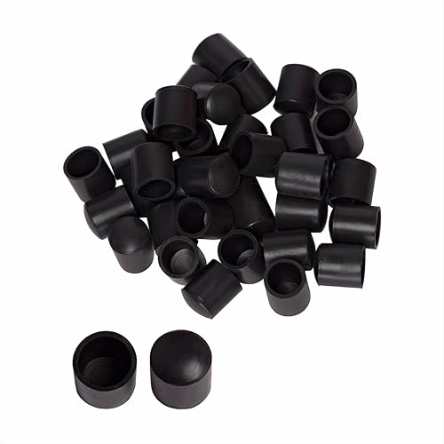 Miniatura 10 de Mariyandh Tapas redondas antideslizantes plegables para patas de silla, tapas de patas de silla, tapas redondas de goma de PVC para muebles,
