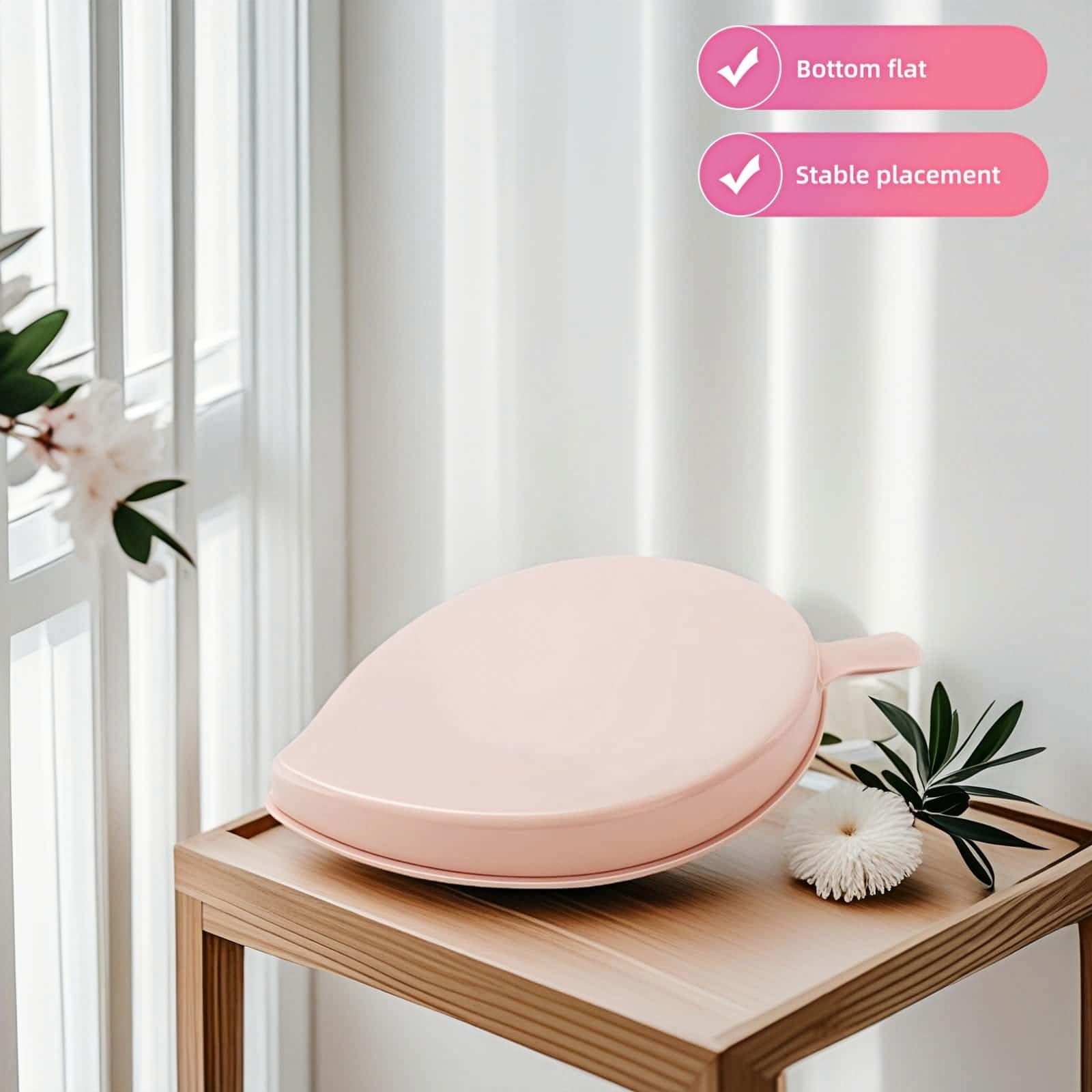 Juego de jabonera en forma de hoja, 2 niveles con soporte para jabón, diseño de hojas, montaje en pared sin taladro, organizador de baño desmontable para fregadero de ducha (verde pastel, azul/rosa) 9
