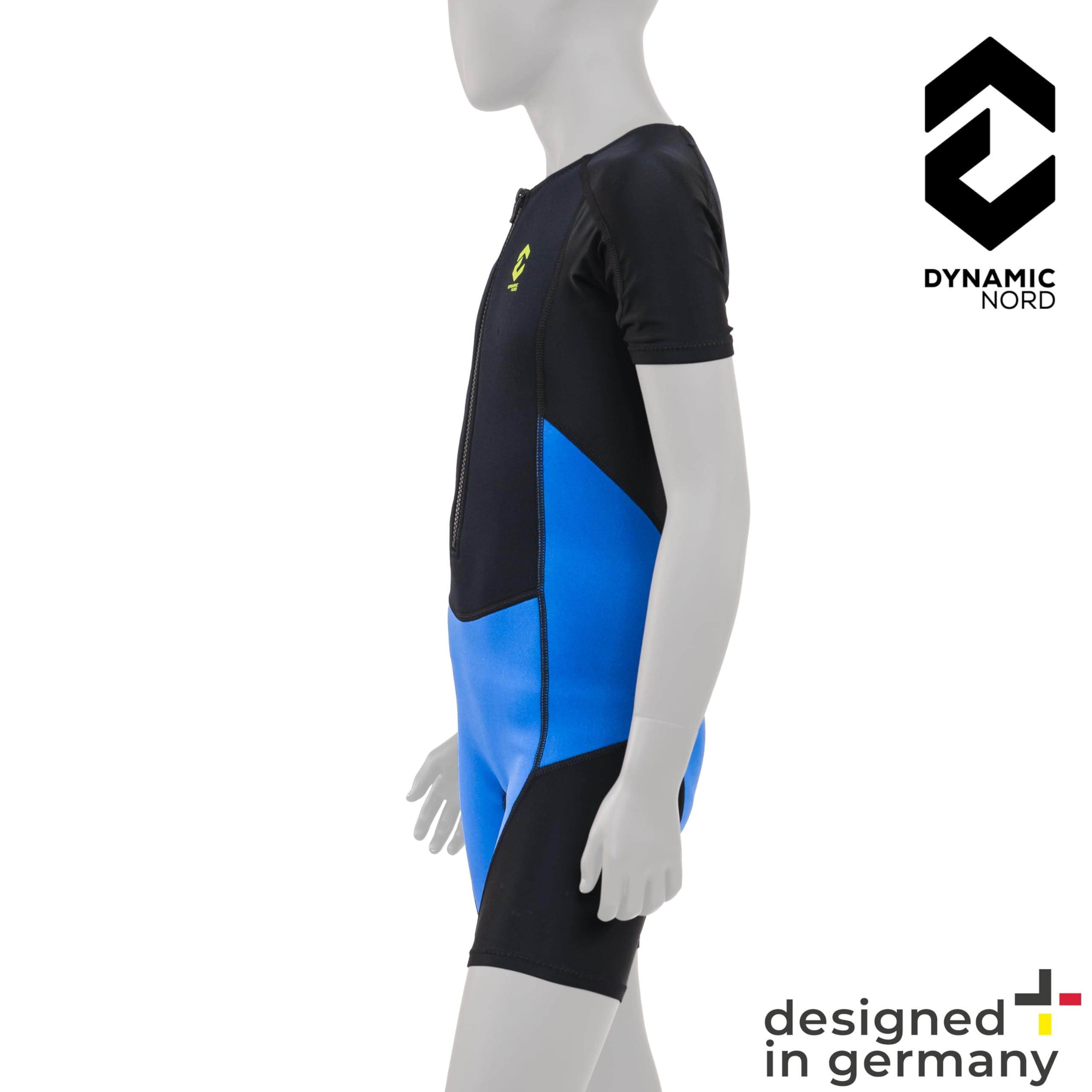Muta Shorty 2 mm per bambini neoprene - Progettata in Germania - Muta da 2 mm con Lycra per protezione dal freddo e dal sole, muta, costume da bagno, Protezione Termica e UV per Nuoto