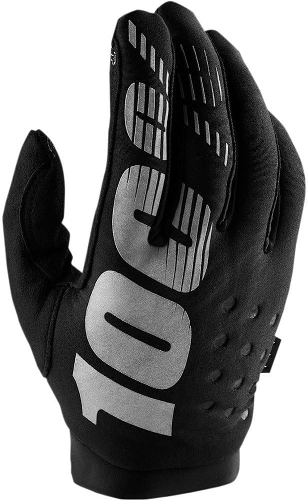 100% BRISKER Youth Cold Weather Motocross & Mountain Bike Gloves - Warm Winter MTB & MX Powersport Racing Protective Gear
