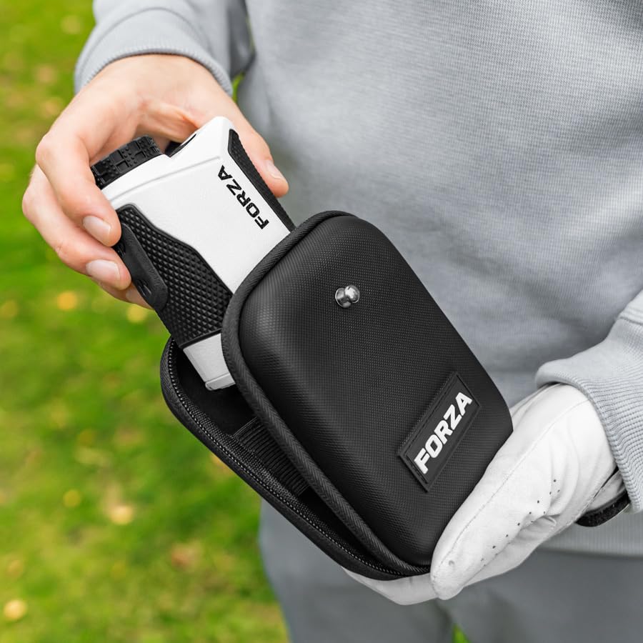 FORZA Télémètre de golf avec vibration de verrouillage de drapeau, portée de 914 m, support magnétique, charge USB-C et résistant à l'eau – Appareil de mesure de distance de précision pour golfeurs