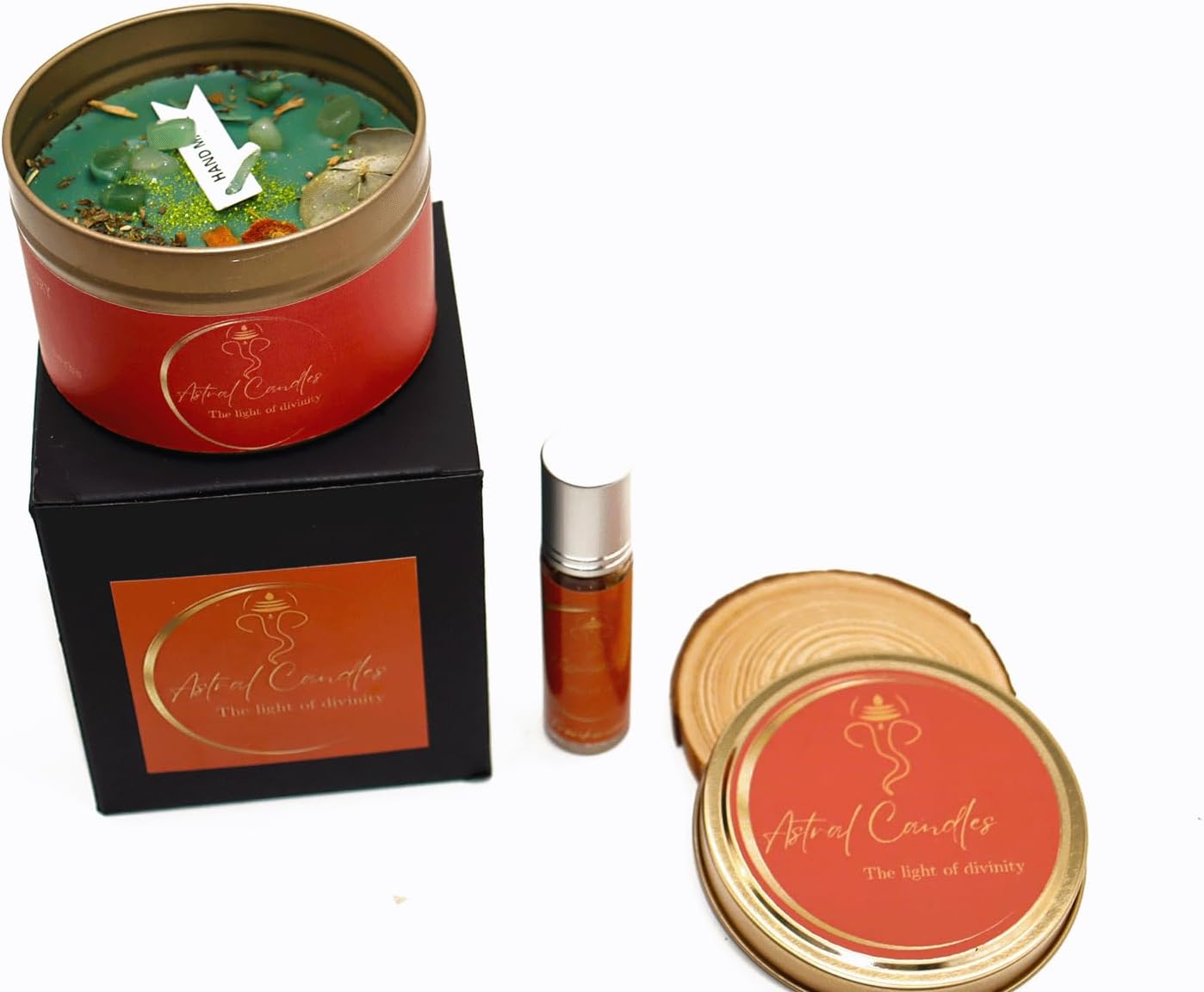 Tantra Candles, Crystal Candles, Chakra Candles, Healing Candles, Astrology Candles, Soy Wax Candles, Botanical Candles with Essential Oil(Mercury)