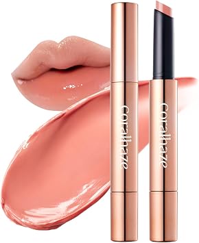 CORALHAZE Volumizing Lip Fondue #7 Humble 0.07 oz 2 g Lip Balm, Glossy Lip, Moisturizing, Gloss, Transparency, Plumper, Lipstick, Plump, Korean Cosmetics, Official CORALHAZE