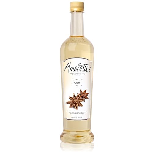 Amoretti Jarabe premium, anís, 25.4 onzas