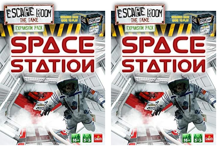 Escape Room: The Game - Space Station Expansion Pack | Board Games for Adults | For 3-5 Players | Ages 16+ (Pack of 2)