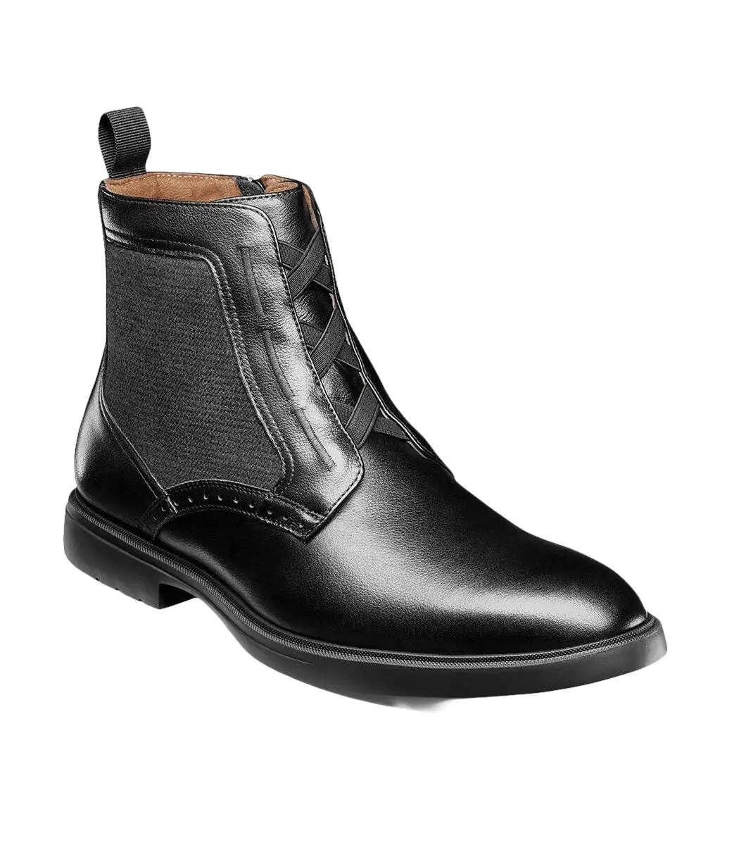 Stacy Adams mens Thompson Elastic Lace Inside Zip Boot