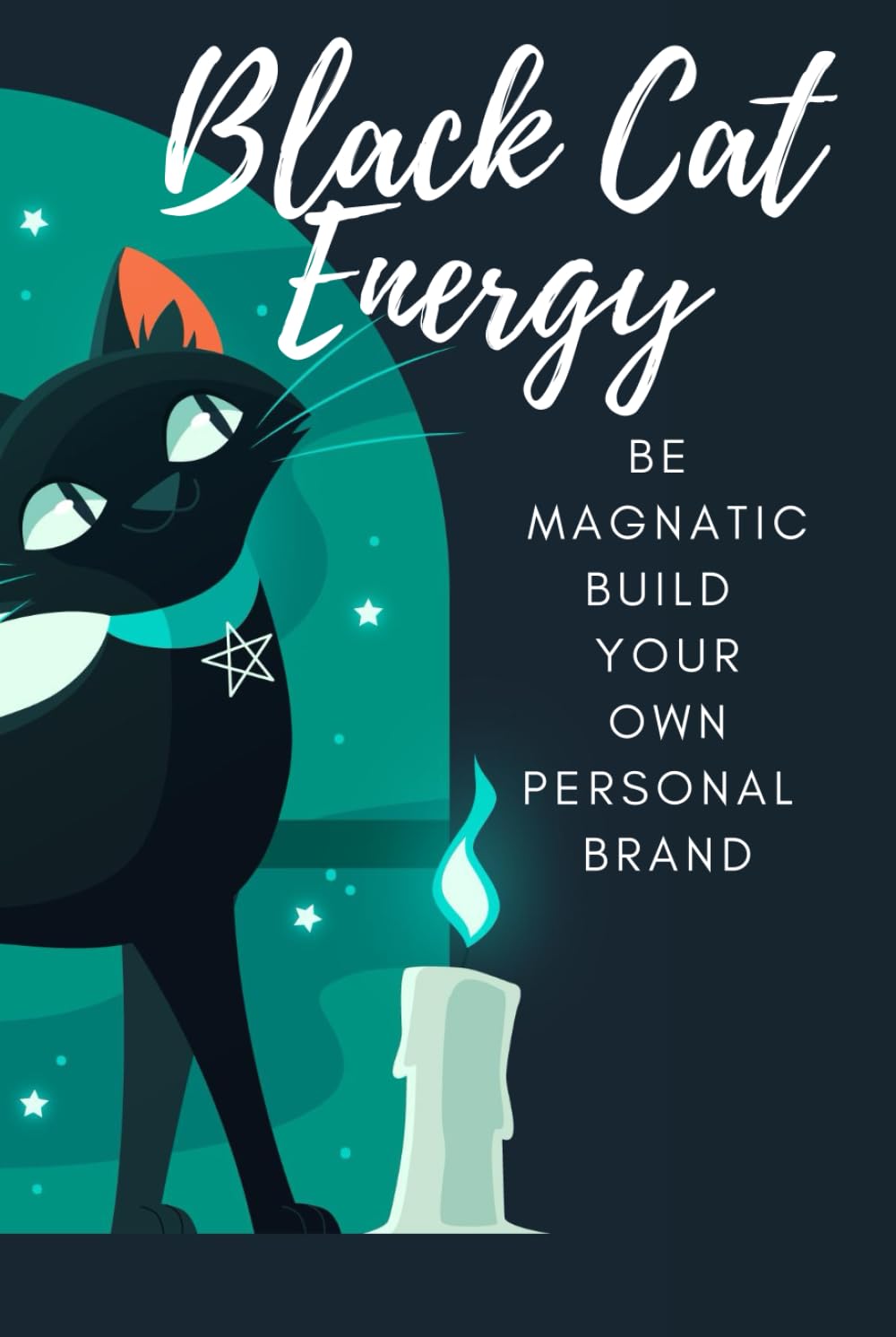 Black Cat energy journel for women with The "Root Reset Framework" for Lasting Change: Be magnatic Build Your Own Personal Brand      Hardcover – Large Print, January 1, 2025