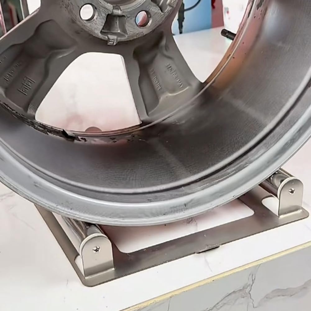 Roue pour Le Nettoyage des Jantes et L'Application de Brillance des Pneus Support pour Roues de Garage pour Support de Jantes