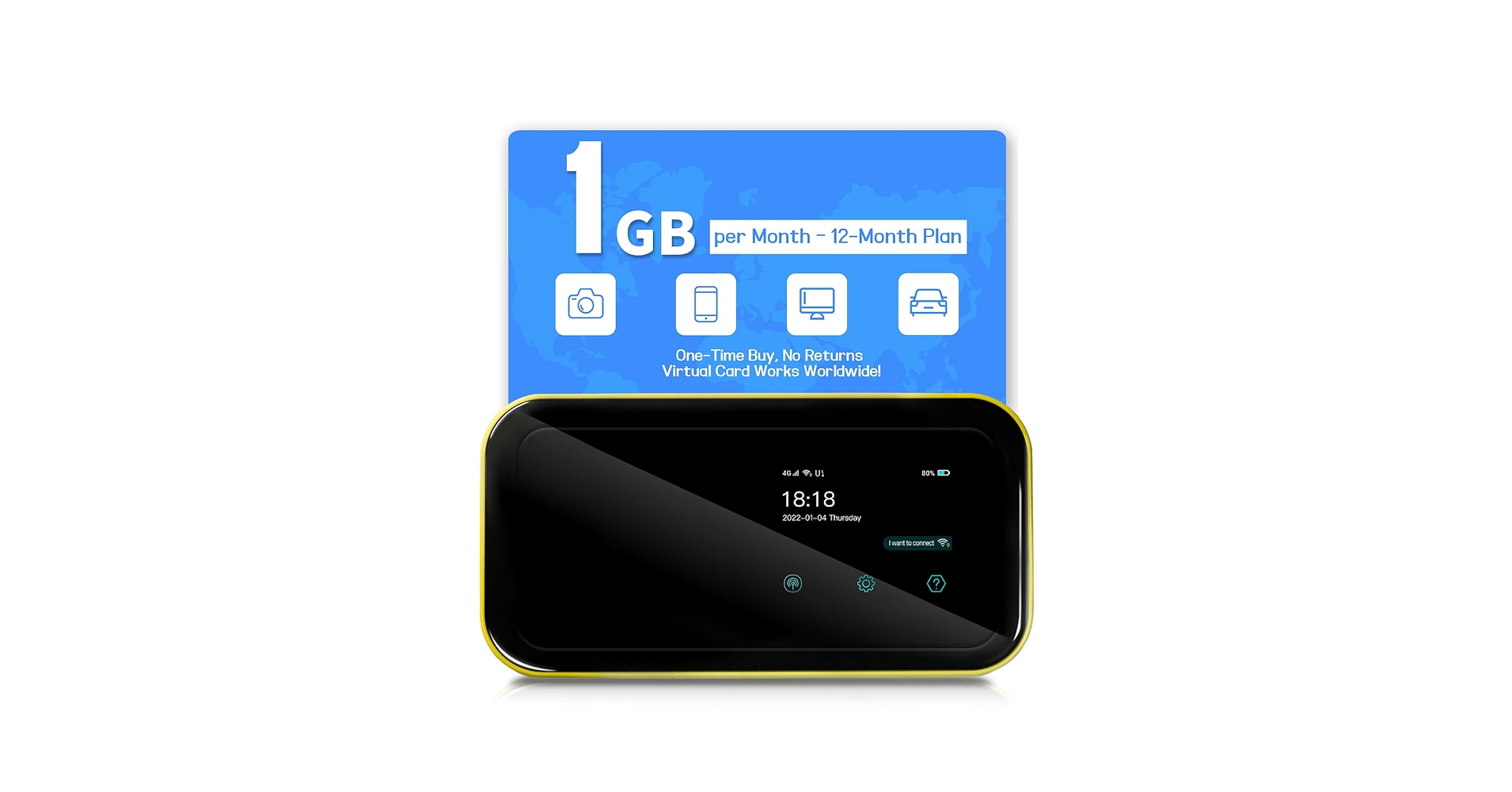 Amazon.com: FREEBOT Mobile Hotspot Portable WiFi for Travel
