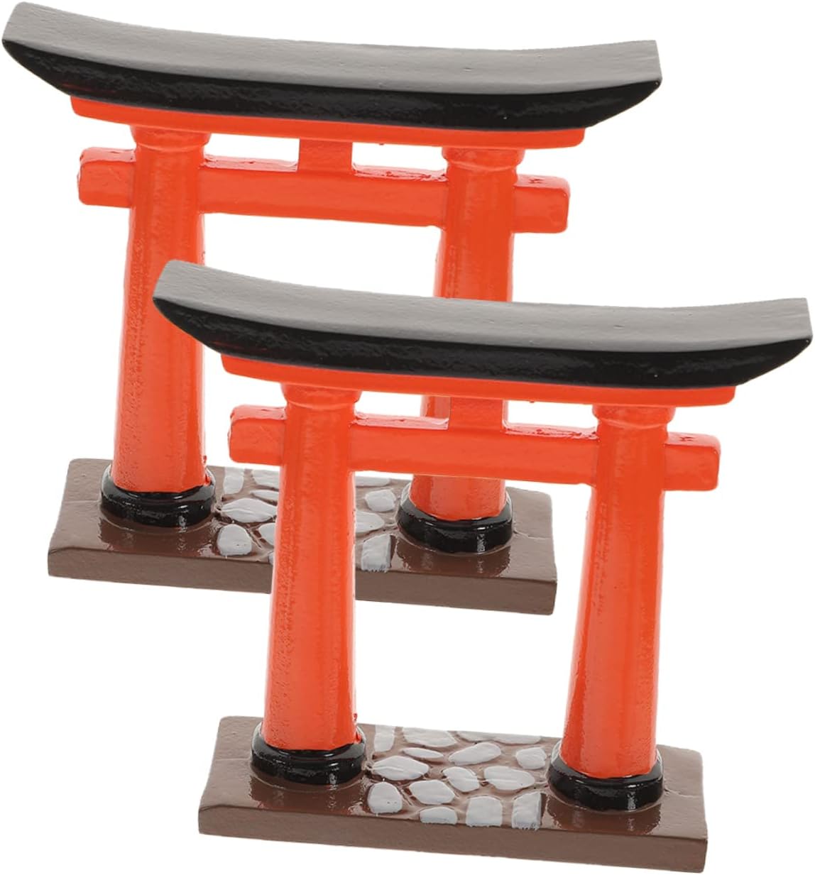 BESPORTBLE 4pcs Japanese Mini Gate Model Craft Zen Garden Decor for Outdoor Indoor