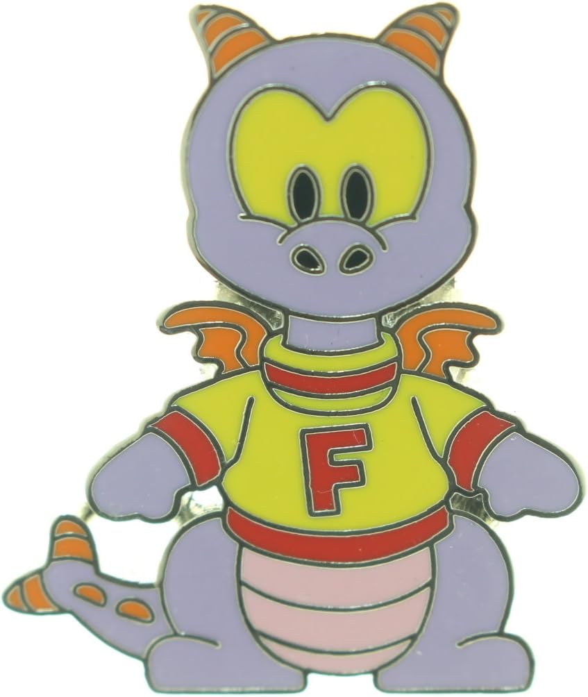 Disnet Cute Characters - Figment in Sweater Pin