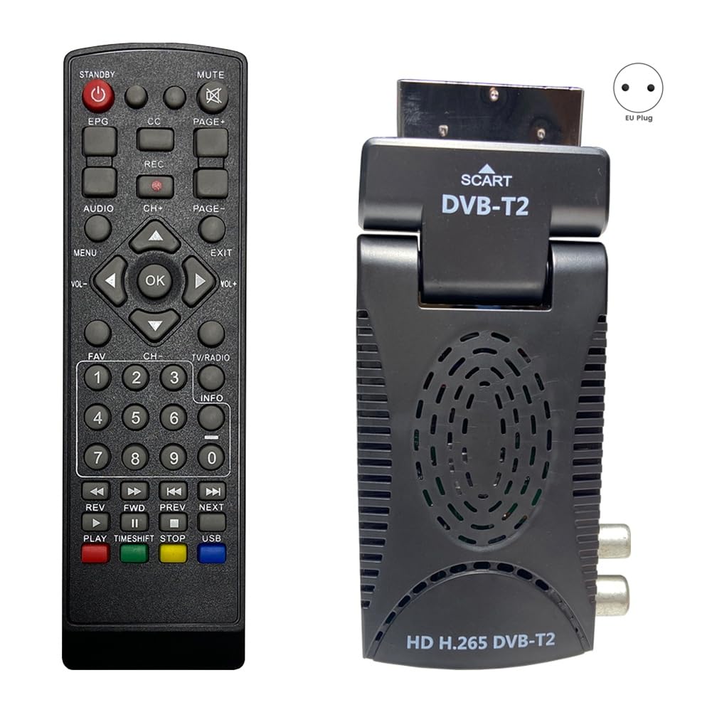 265 Decodifica HEVC Set Top Box per Decodificatore TV Terrestre Digitale Full HD DVB-T2 con Plug EU EU