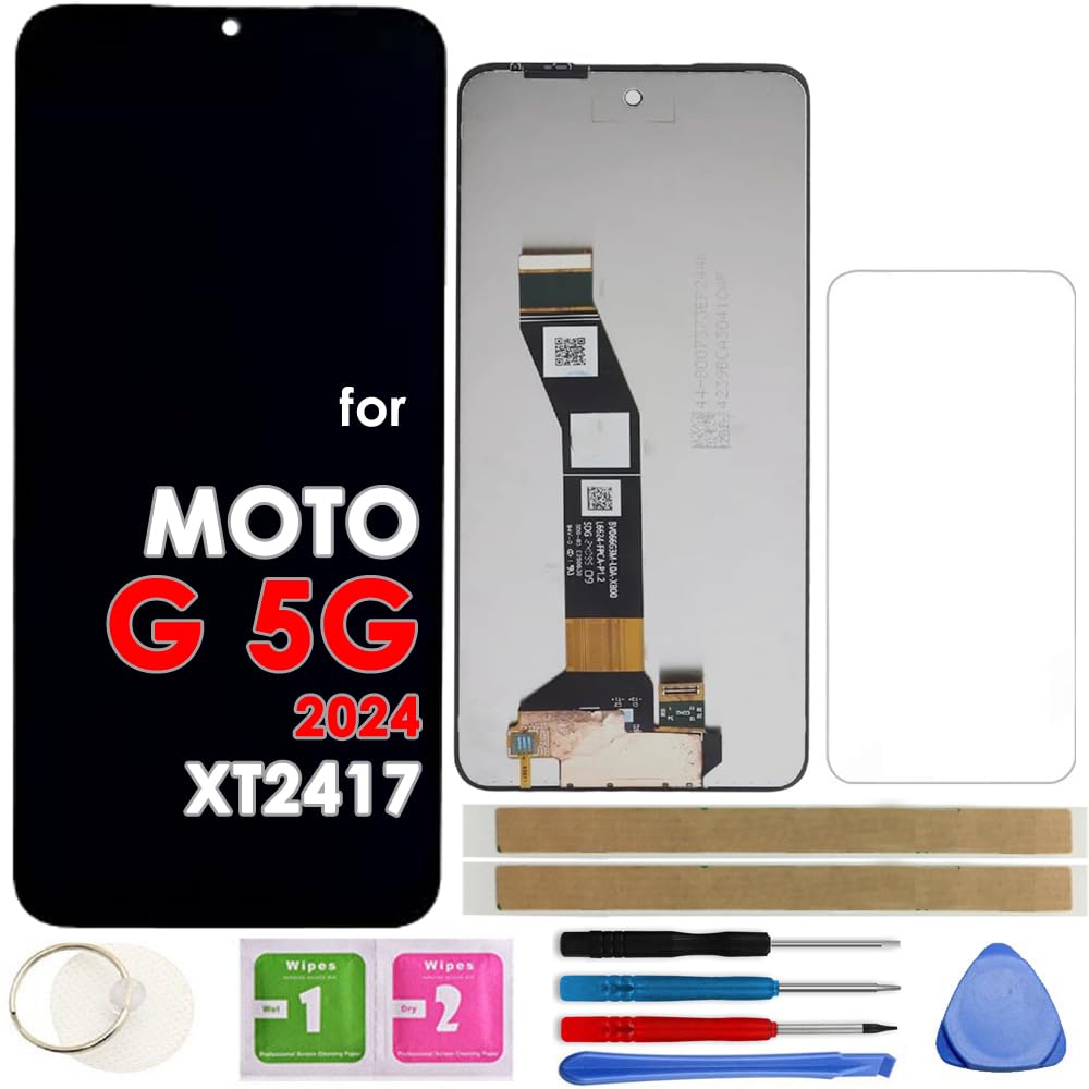 Motorola Moto G 5G 2024 LCD Screen Replacement - 6.6 Inch Display Assembly For XT2417 Models