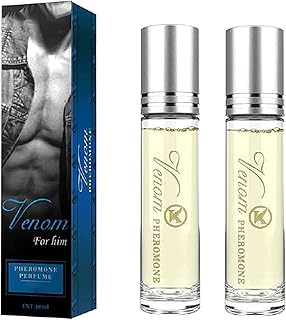 2 Pcs Sex Pheromones for Men Women,Romance Pheromone Perfume, Attract Women or Men Pheromones, Long Lasting Pheromone Perfume, Venom Pheromone Perfume Roller