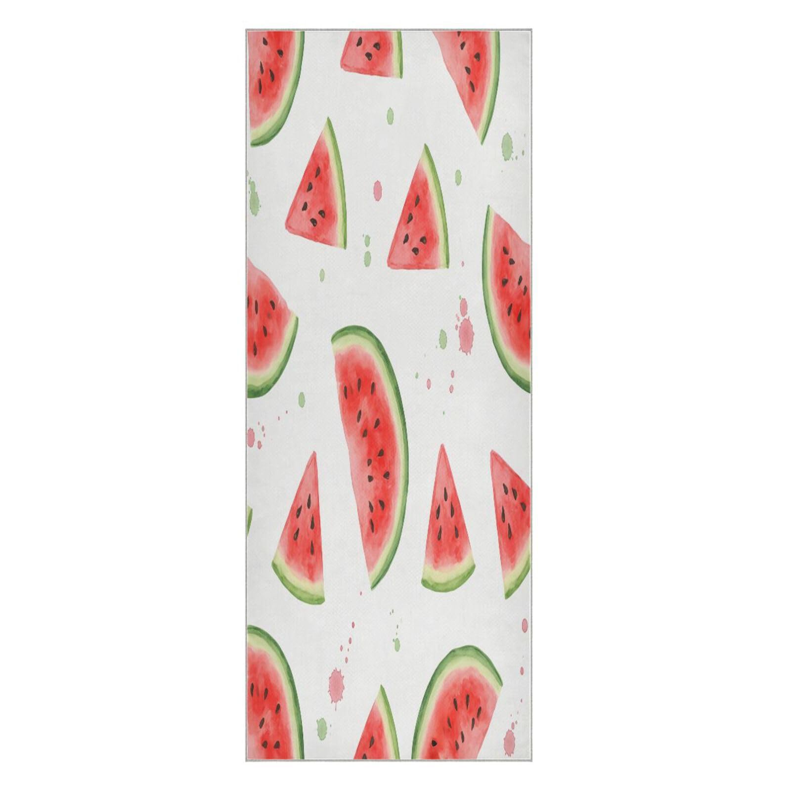 BURSTDDY Watermelon Hot Yoga Towel Absorbent Non Slip Yoga Mat Towel