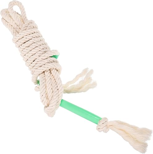 Cabilock Cuerda de salto larga de algodón grueso para ejercicio grupal al aire libre para estudiantes adultos entrenamiento de entrenamiento