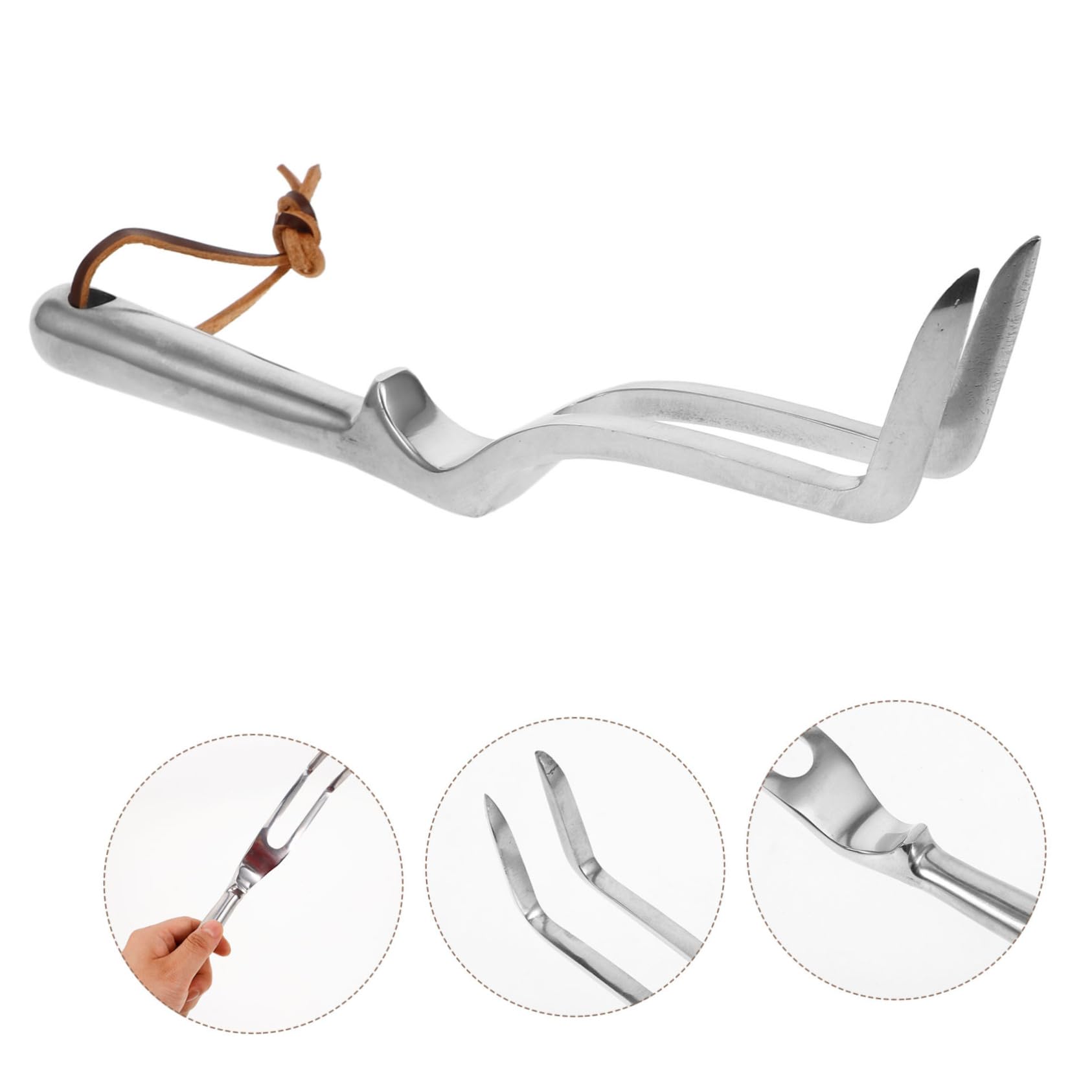 Gadpiparty 5stücke Gartenrechen Aus Leichtem Material Handrechen Für Gartenarbeit Zum Jäten Lockern Von Erde Und Entfernen Von Unkraut Ergonomischer Griff Für Einfachen Einsatz