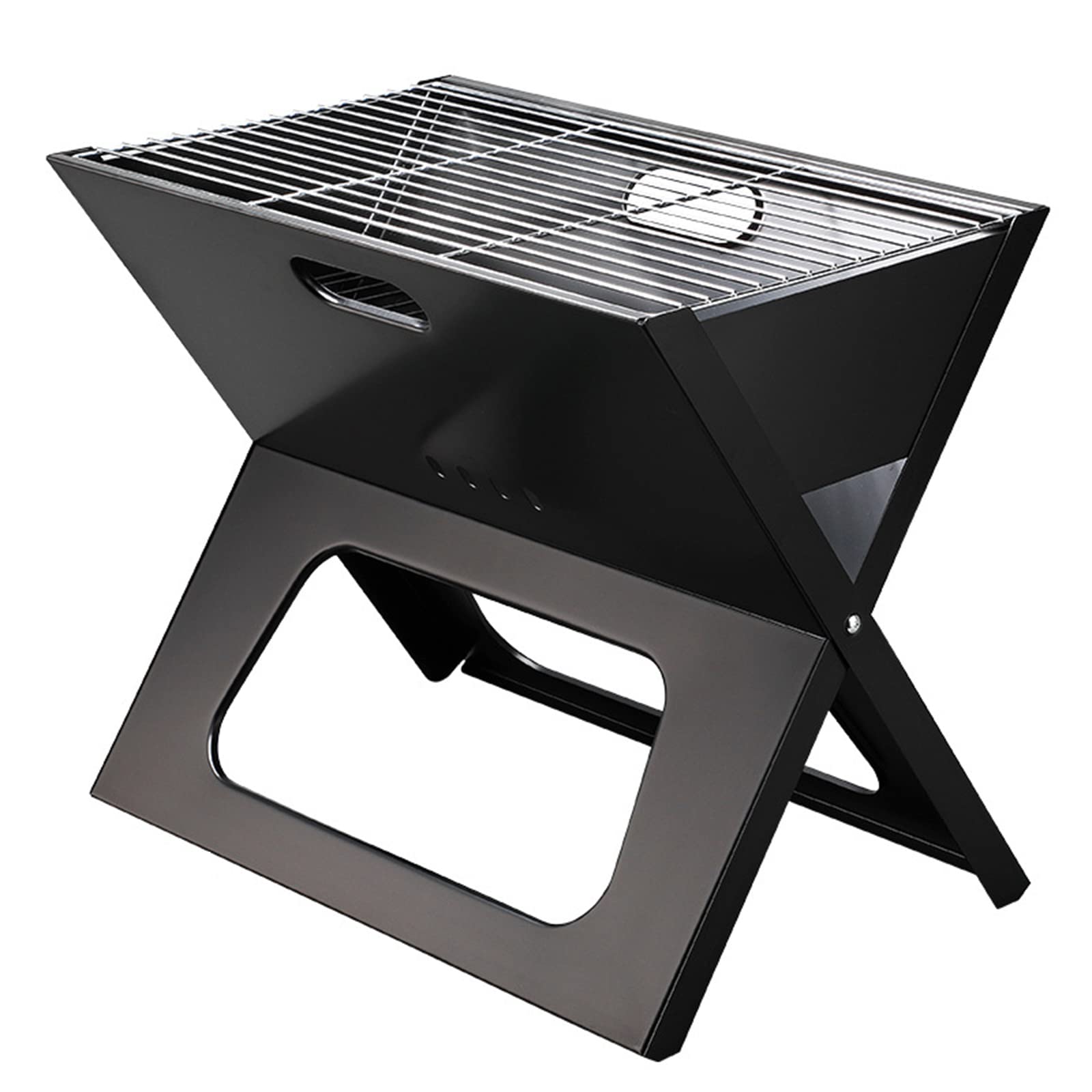Standgrill portable pliable en acier robuste pour cuisson au charbon - 8