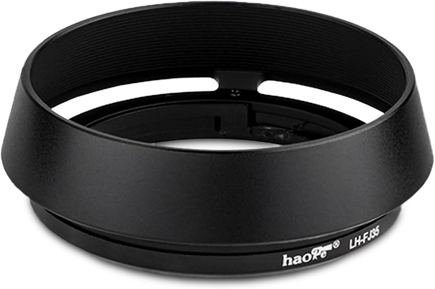 Haoge LH-FJ35 Bayonet Round Metal Lens Hood for Fujifilm Fuji Fujinon XF 35mm f/2 R WR XF35mmF2, XF 23mm f2 R WR XF23mmF2 and XC 35mm F2 XC35mmF2 Lens Replace LH-XF35-2