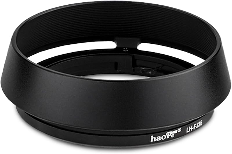 LH-FJ35 Bayonet Round Metal Lens Hood for Fujifilm Fuji Fujinon XF 35mm f/2 R WR XF35mmF2, XF 23mm f2 R WR XF23mmF2 and XC 35mm F2 XC35mmF2 Lens Replace LH-XF35-2