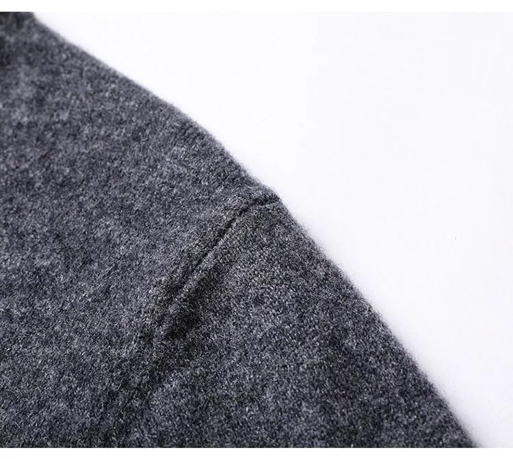 Men Classic V-Neck Pullover Men Sweater Soft Solid Color Casual Pullover Jumper Knitted Sweaters4