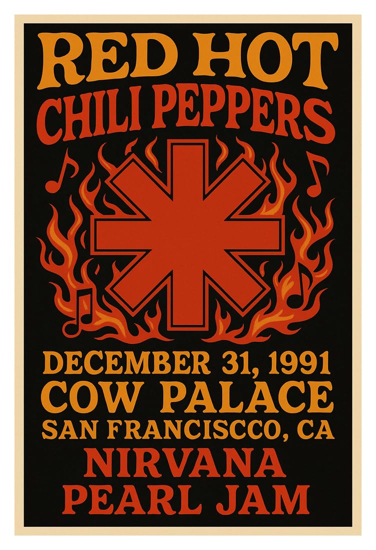 Amazon.com: Posters Forever Red Hot Chili Peppers Concert Poster