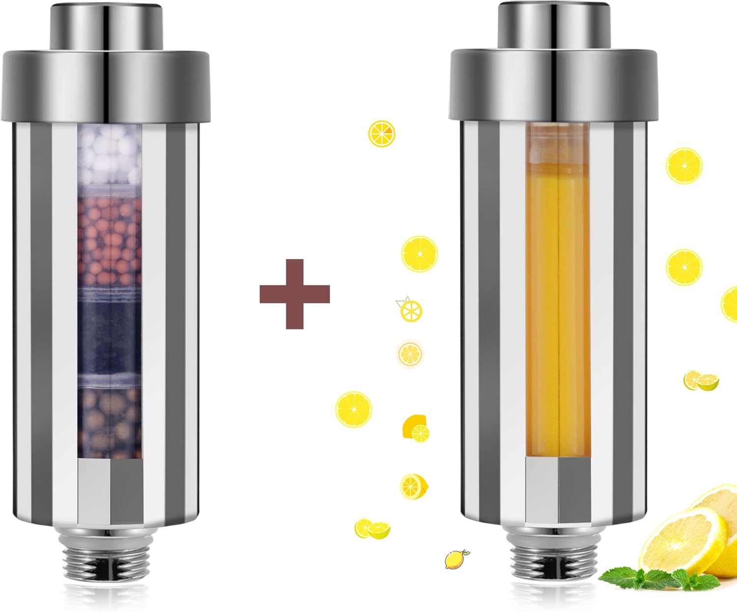 REINVIGU Shower Head Filter with MultiStage Beads and Vitamin C Shower