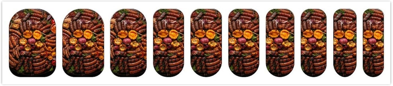 Nail Strips Bundle Full Wrap Long Lasting Nail Polish Strips Easy Application and Removal Salon Quality Self Adhesive Art Stickers for Women Gifts