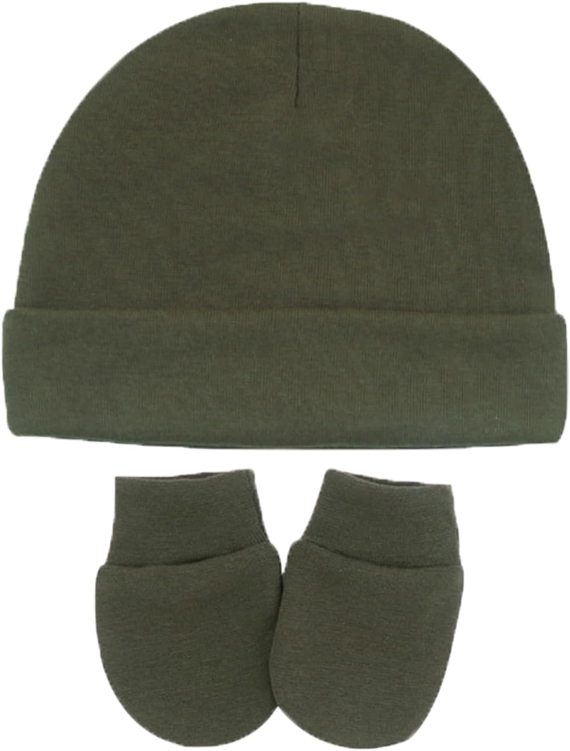 Baby Hats with Scratch Mittens Set Boys Girls Cute Infant Beanie Caps Unisex Newborn Hospital Hats for Baby