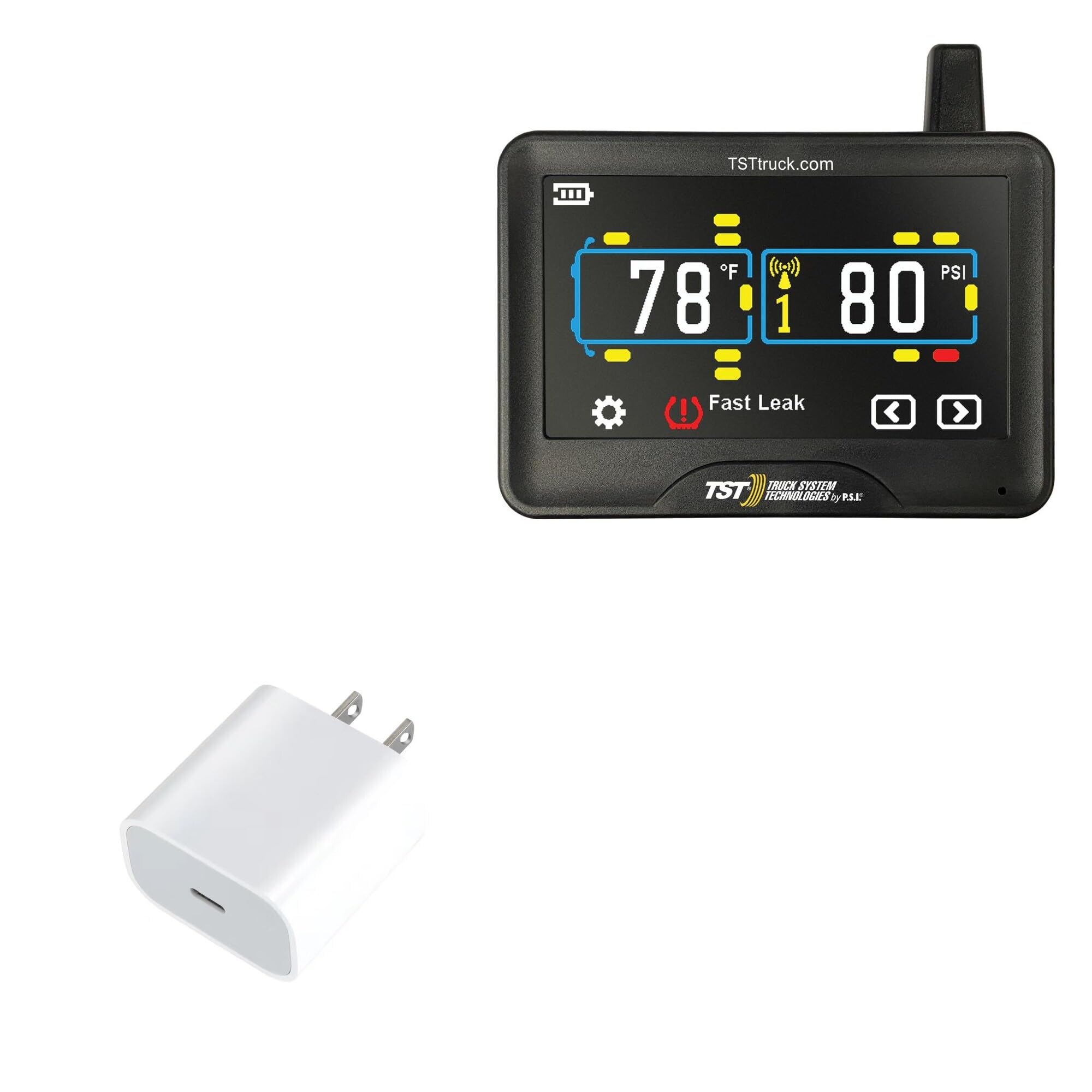 BoxWave Charger Compatible with Truck System Technologies TST 770 - PD GAN miniCube (30W), 30W Tiny PD GAN Type-C Wall Charger - Winter White