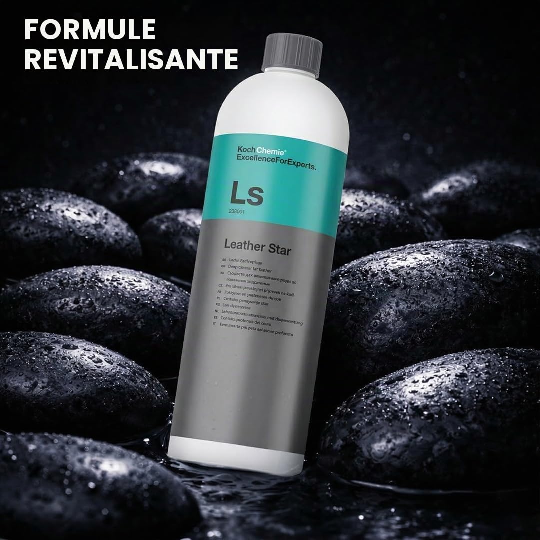 Koch Chemie Leather Star Cuir Les Profondeurs Entretien, 238001, 1000 ML