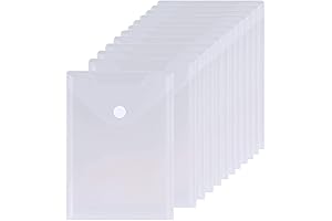 12 Pack Large Clear Die & Stamp Storage Bag