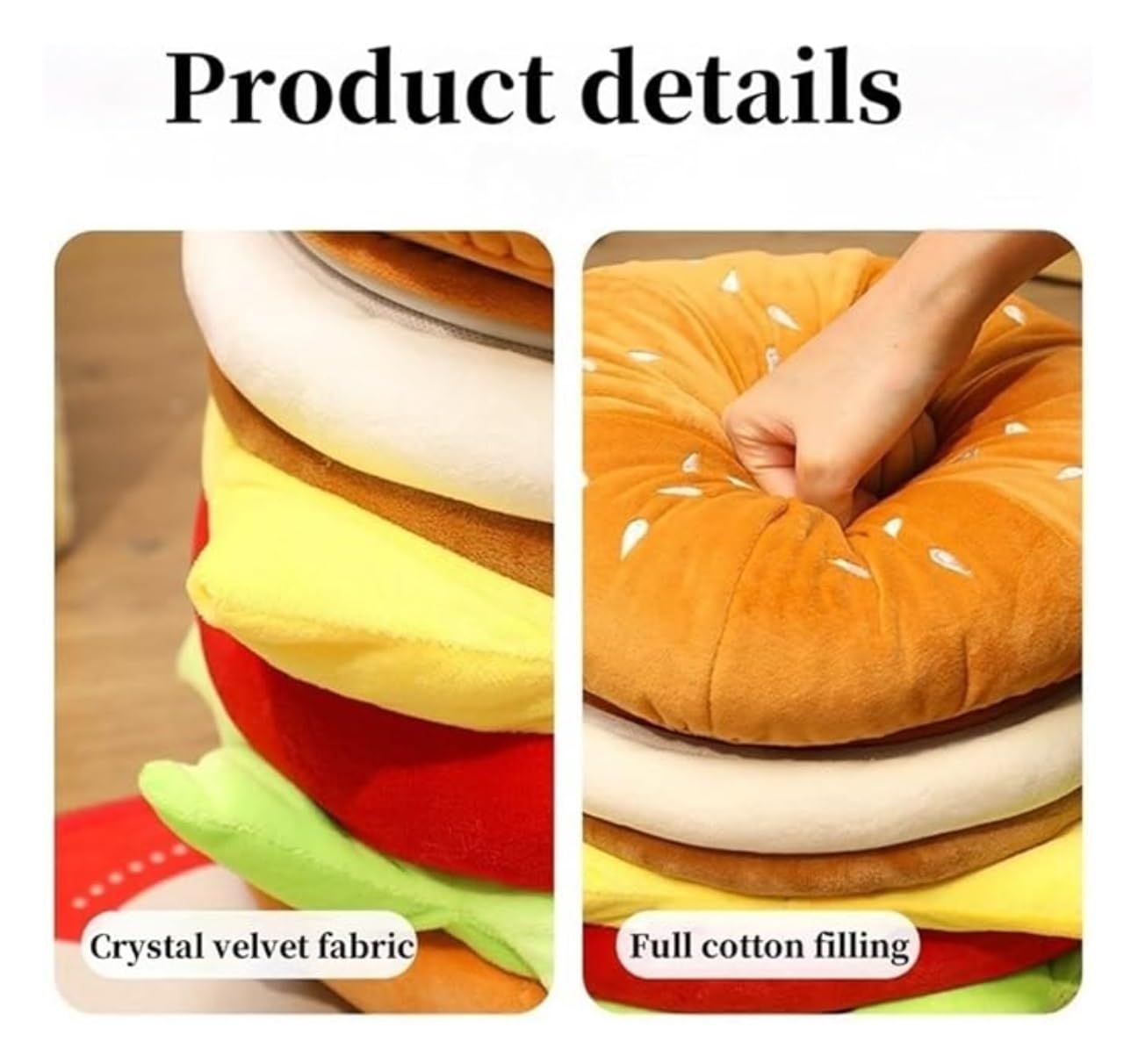 Ottomana Salón Taburete con Forma De Hamburguesa Y Espacio For Guardar Zapatos En La Entrada del Dormitorio Asiento Extra