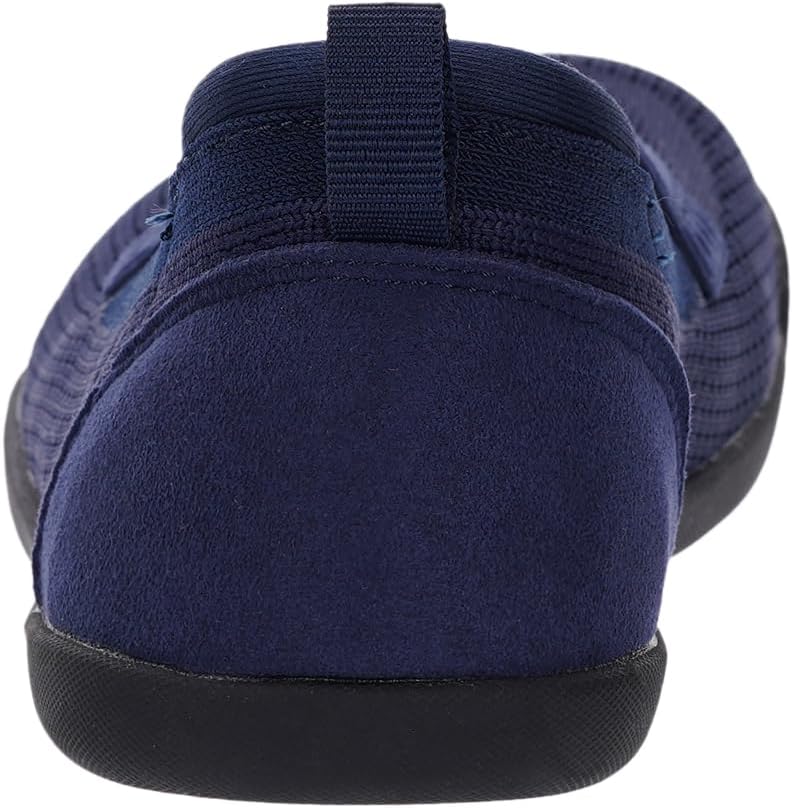 WHITIN Women's Barefoot Shoes Loafer Flats Wide Toe Box Zero Drop Sole Driving Size 7 Knit Slip on Walking Office Work Business Soft Dark Blue 38 - Image 3