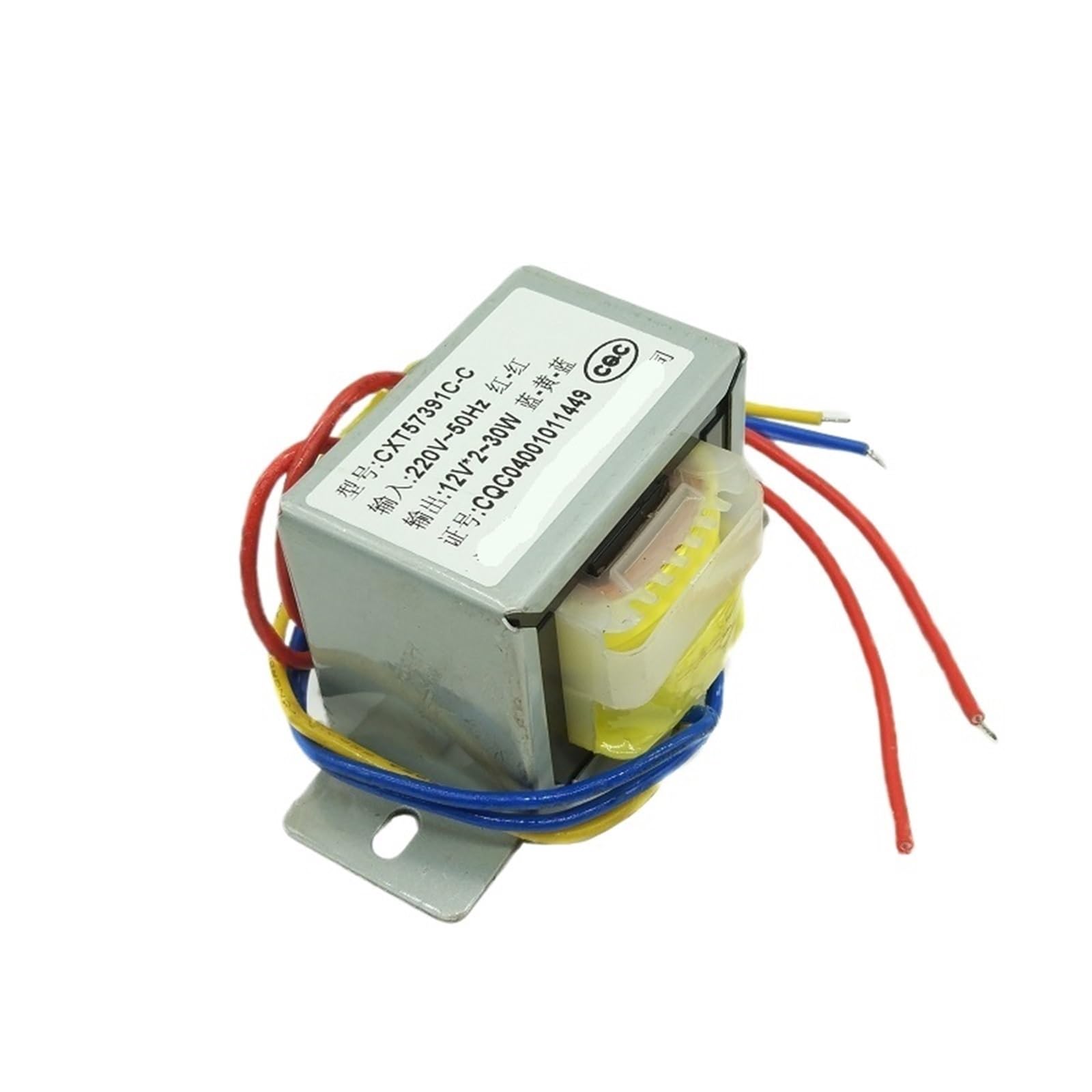 Transformador de potencia CA 220 V, 50 Hz, EI66*35, 30 W, 220 V a 12 V, 1 unidad