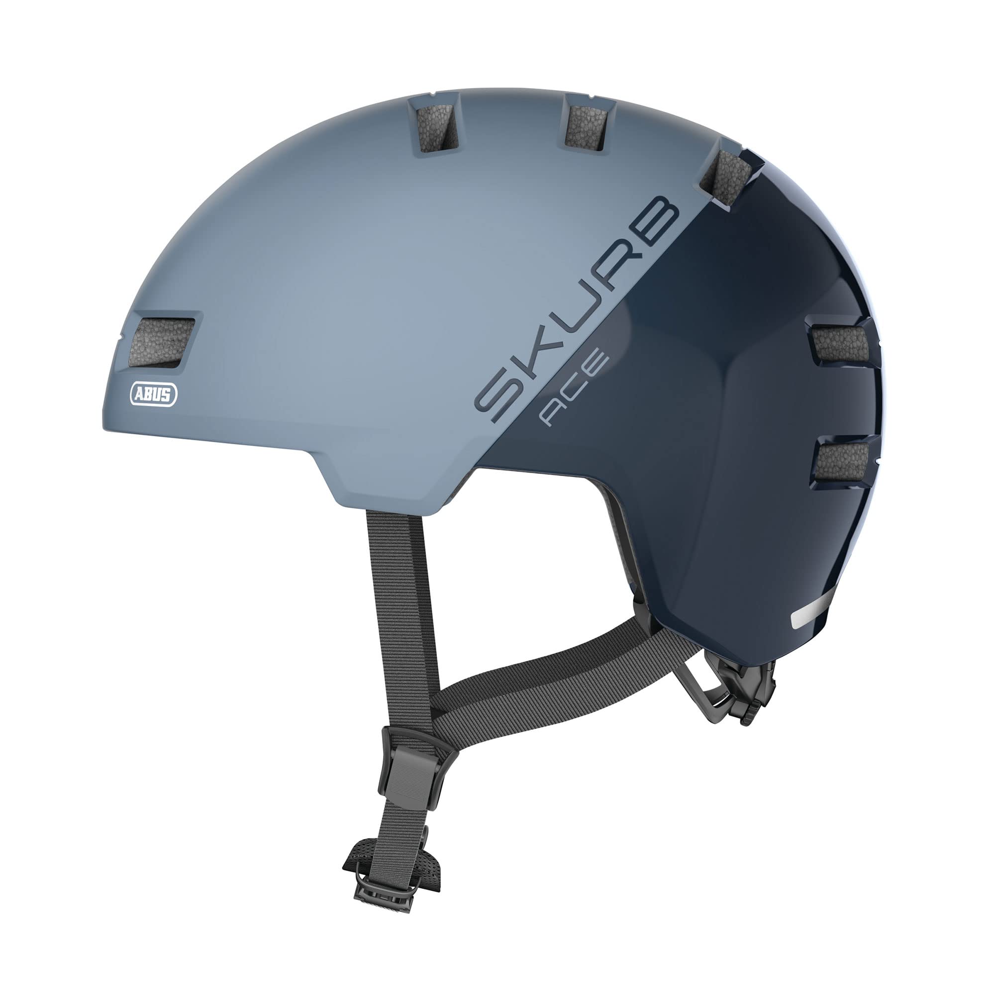 ABUS city helmet Skurb ACE - Stylish bike helmet for everyday use, skating, BMX riding or longboarding — image 1