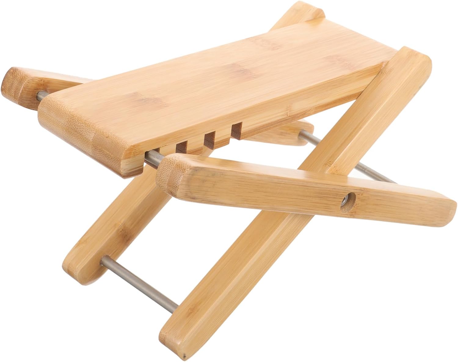 Heavy Duty Guitar Foot Rest Stool Height Adjustable Wooden Footstool Musician Accessory Classic Design
