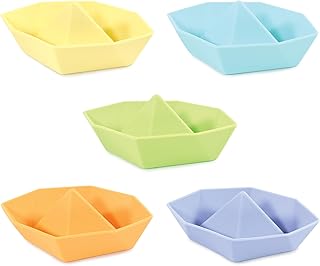 Hudson Baby Silicone Bath Toy 5pk, Boat, One Size