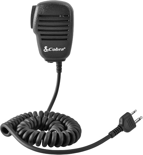 Cobra PMR-SM Lapel Speaker Microphone, 1 Pack