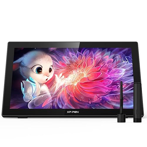 Drawing Tablet with Screen XPPen Artist 22 2nd Computer Graphics Tablet 122% sRGB with Tilt Function Battery-Free Stylus Adjustable Stand, 21.5inch Pen Display Compatible with Windows PC, Mac, Linux