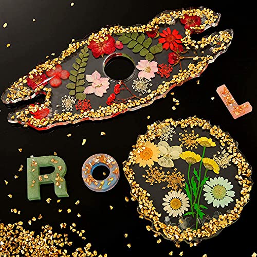 Jemesi Broken Crushed Glass Glitter (2-4Mm), 100G/3.5 Oz Irregular Small Chunky Chips High Luster Craft Sequins Gravel For Diy Phone Case Geode Resin Art Coasters Ornament - Gold #TOP3