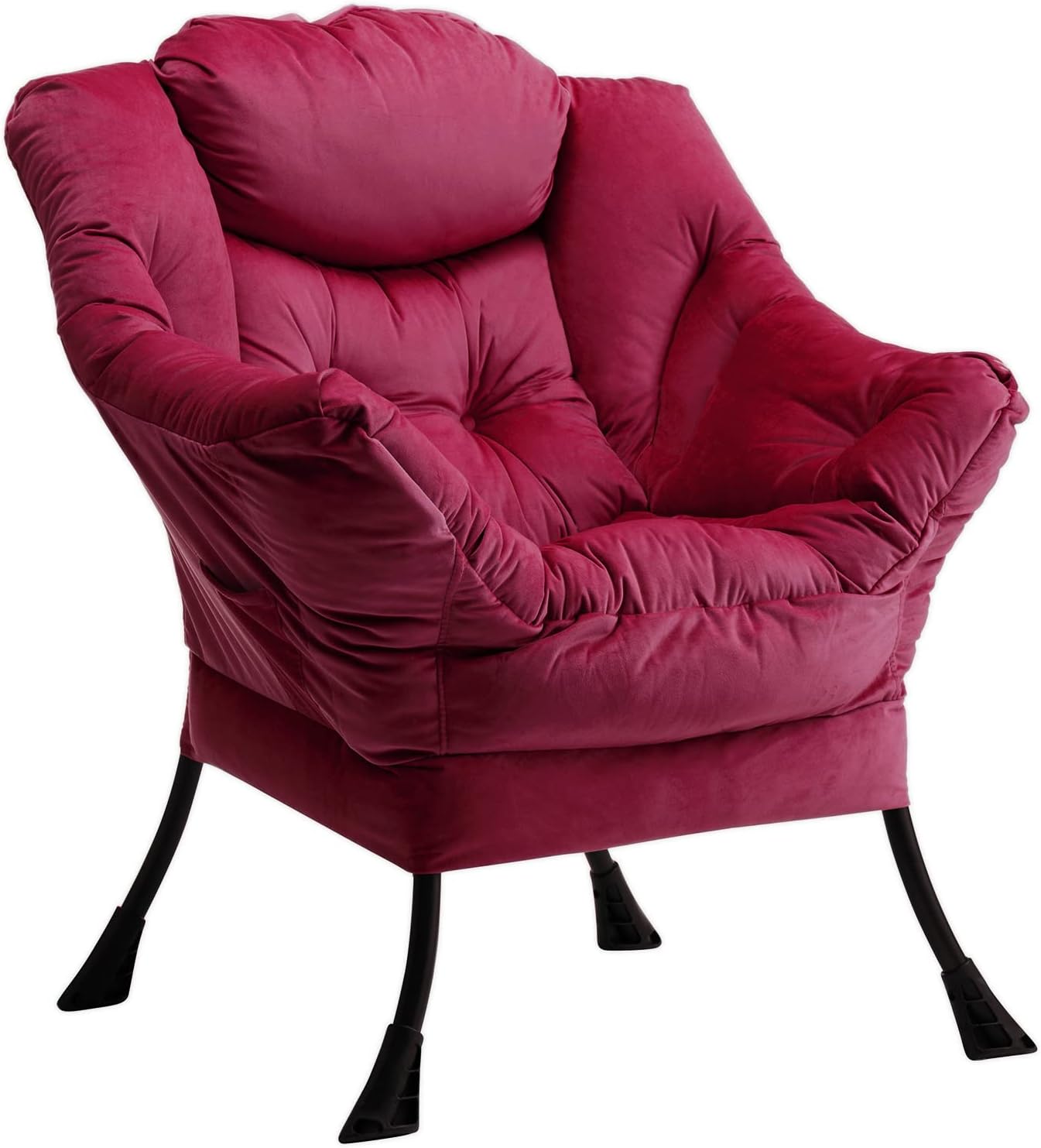 HollyHOME Armchair Living Room Chair Comfy Chair Velvet Chair Readig ...