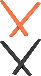 2 pares de pares de pares de pares de pares de pares de pares para óculos Oakley W Square Wire – laranja e preto