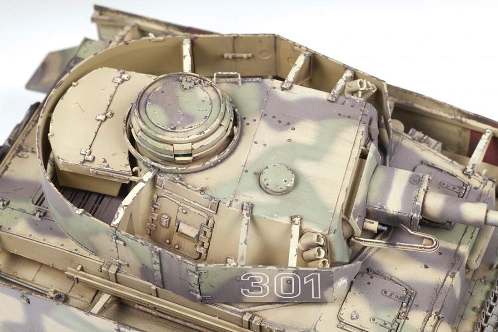 Zvezda 500783674 German Medium Tank Panzer IV AUSF.G Véhicule 500783674-1:35 (SD.Kfz.161) - Kit de modélisme en Plastique - Kit de Construction pour débutant - Détail - Camouflage