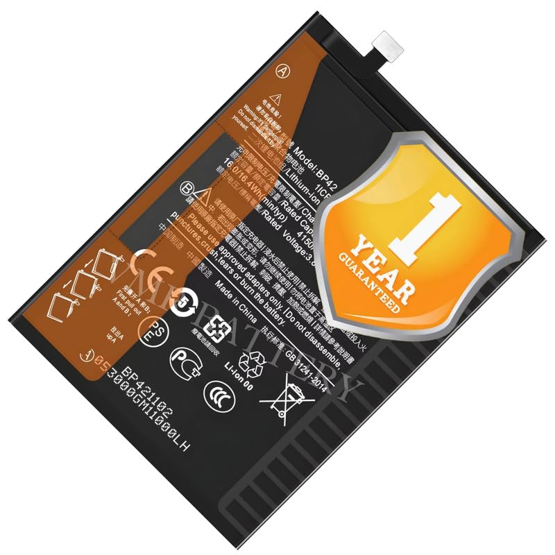 Image of Original BP42 Battery Compatible for Xiaomi 11 Lite 5G NE (2109119DG, 2107119DC, 2109119DI) - (4250mAh) - 1 Year Warranty K7