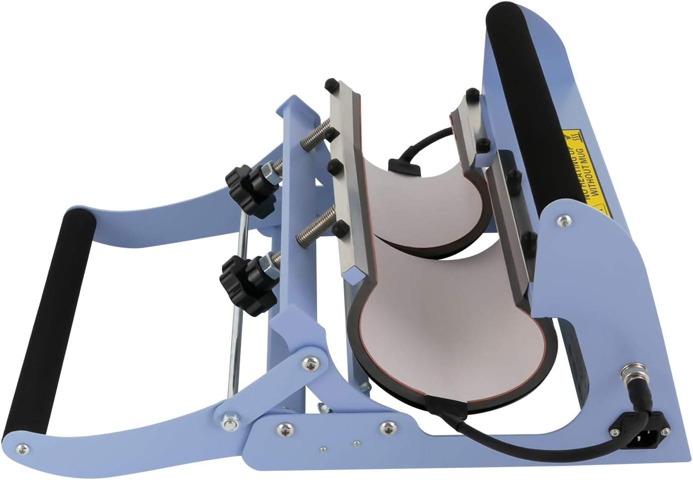 Automatic Car Cup Mug Press Machine,40oz Tumbler Heat Press 500 W Electric Mug Press Heat Machine Timing Function&Temperature Control DIY Cup Presser for 40oz Car Cups (Light Blue)