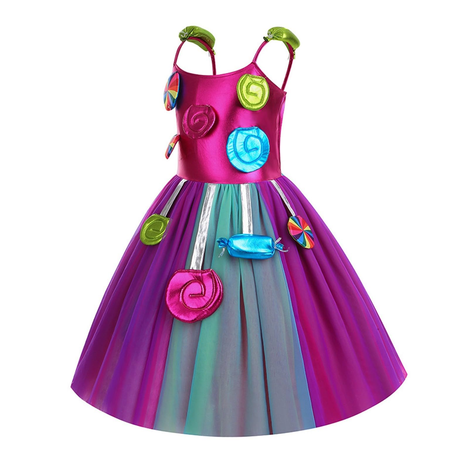 Set da principessa per bambine, con copricapo per feste di compleanno, feste in maschera, abbigliamento storico